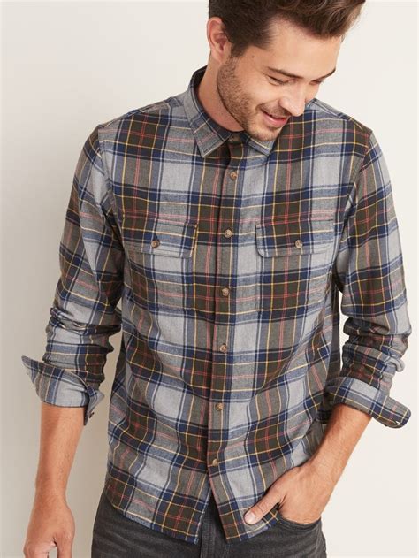 designer flannels for men.